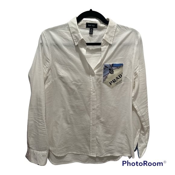 PR*DA BUTTON UP SHIRT - Picture 1 of 3